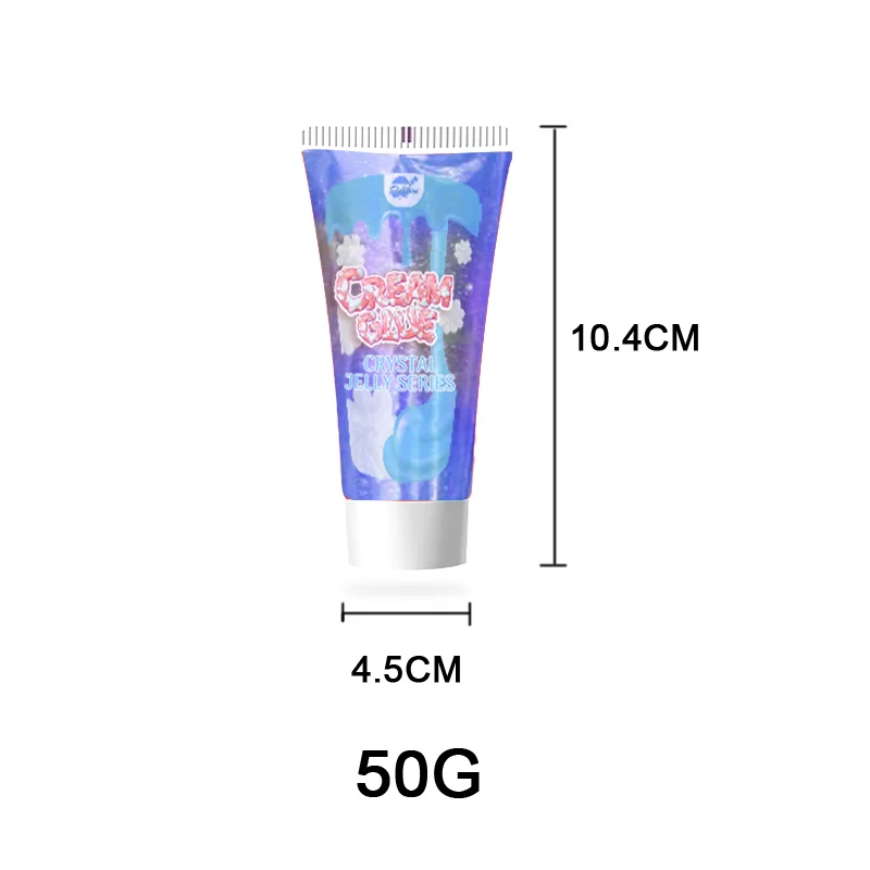 Custom Color Assorted Color Starry Glitter Cream Glue Icing Clay Glue Whipped Simulation Cream Glue Diy Decoration