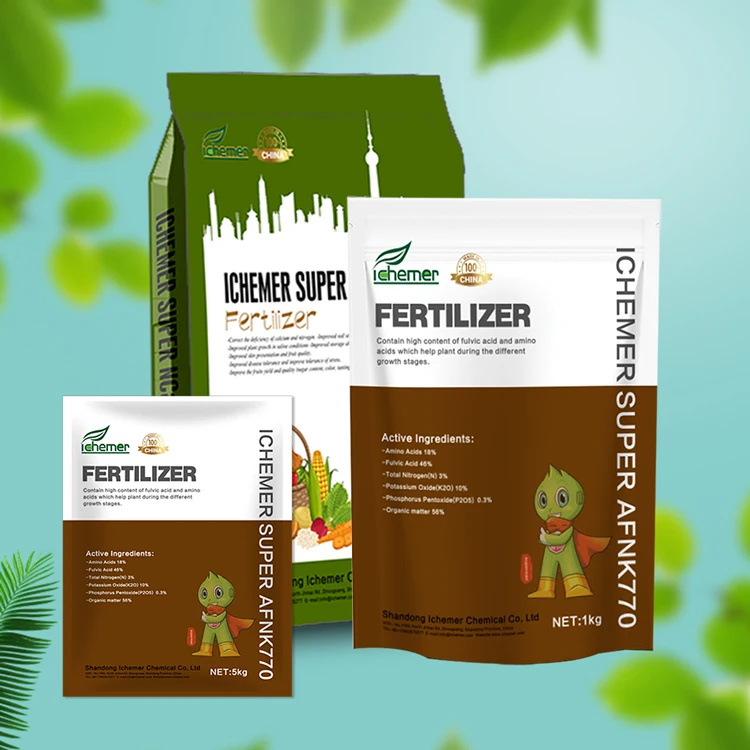 High Efficient Fulvic Acid and Amino Acid NPK Granular Water Soluble Granular Fertilizer