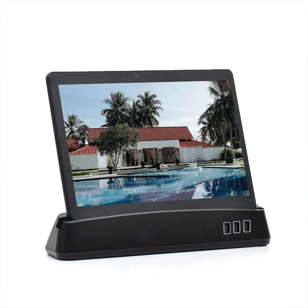 Самый дешевый планшет для гостиничного номера android 12 с док-станцией 8 10,1 дюймов четырехъядерный Процессор MTK планшетный ПК для отеля ресторана