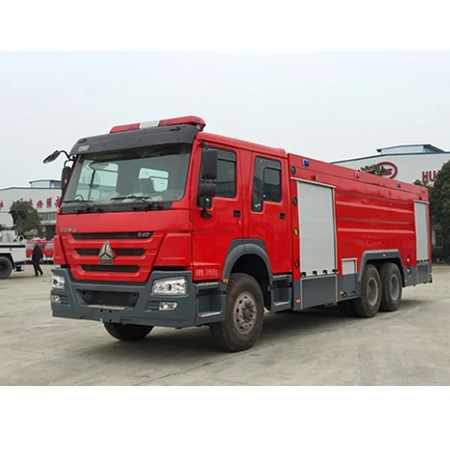 HOWO 6x4 пожарная машина цена/тяжелые спасательные грузовики