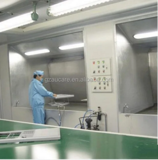 Подгонянный циклонный водяная завеса для стенда прозрачное палатка спрей камеры окрашивания распылением под покраску отработанных газов