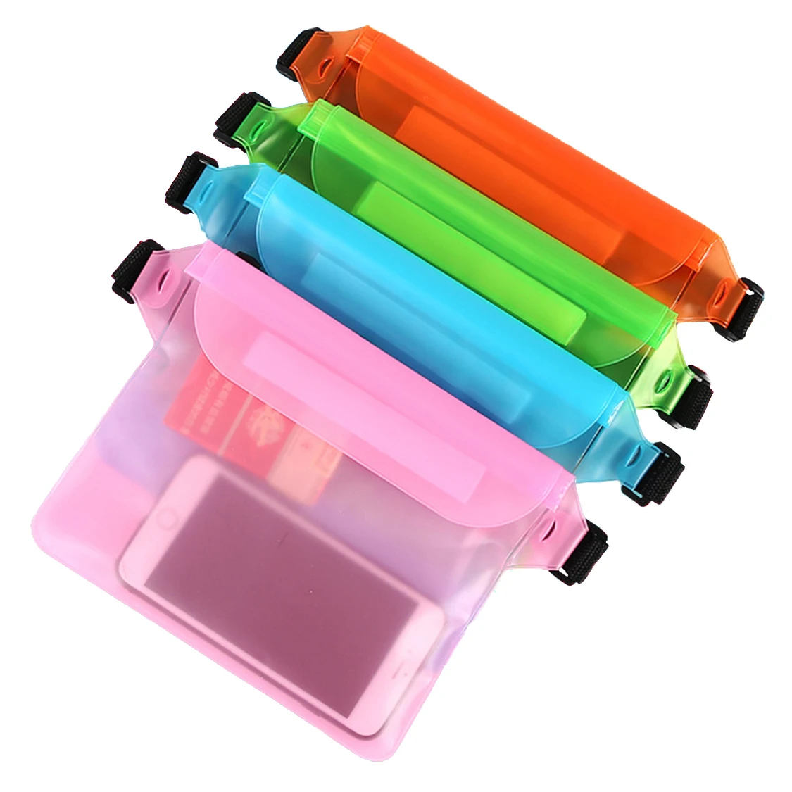 0.2mm PVC Outdoor Floating Swimming Wallet Mobile Phone Waterproof Storage Pocket Pack Water Proof Waist Fanny Bags