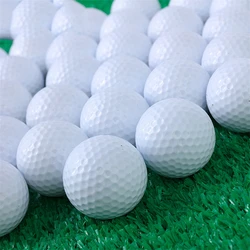 Custom Wholesale 2 Layers Surlyn Golf Range Balls Dimples with Good Quality For Golf Course