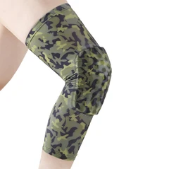 Fitness Cycling Knee Support Braces Camouflage Safety Elastic Nylon Sport Compression Knee Pad Sleeve Basketball Running