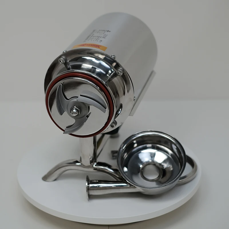 1HP 220 В 50 Гц пищевая нержавеющая сталь SS304 санитарно-гигиенический насос для молочных напитков мобильный центробежный с