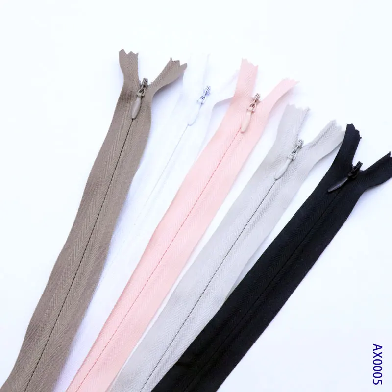 Высококачественная невидимая молния no4, индивидуальная нейлоновая молния-слайдер