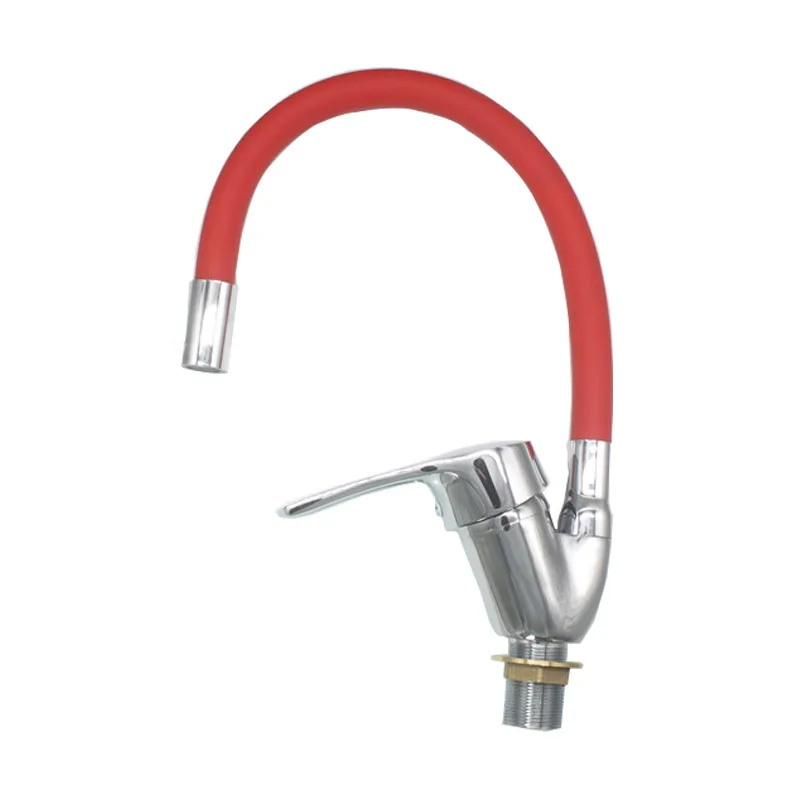 Factory made all copper kitchen faucet ceramic inner core tap water faucet pressure gauge faucet