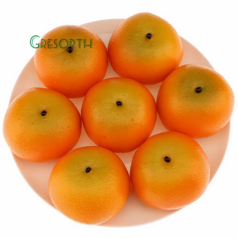 
Gresorth Artificial Orange Faux Fake Decorative Fruit Home Kitchen Christmas Decoration Photography Props 