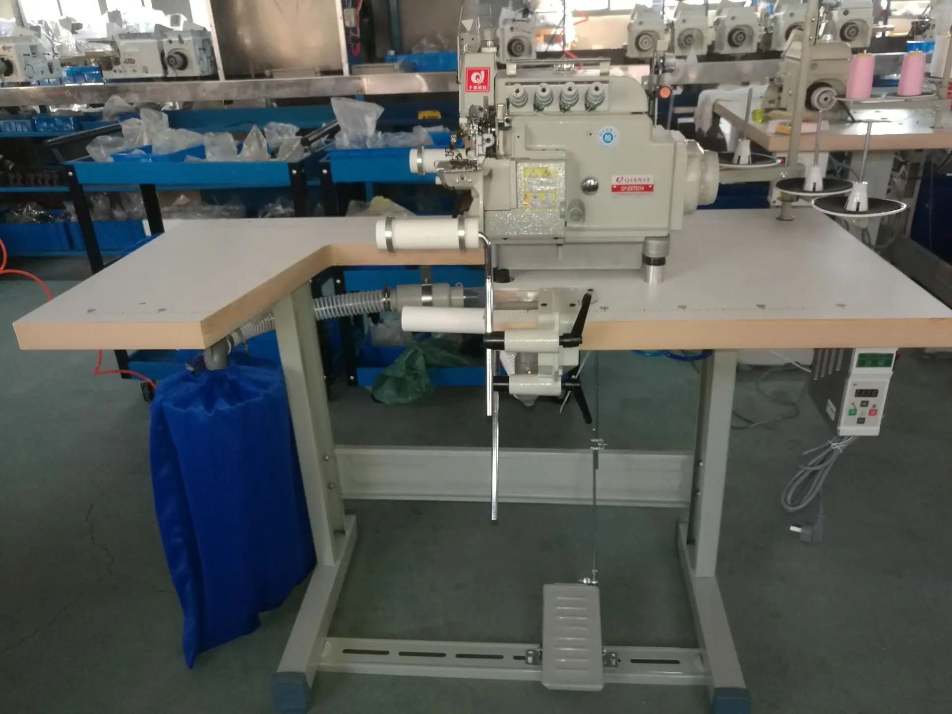 Qy-EX5100 new high speed small mouth hemming machine Upper waist / upper collar / upper sleeve sewing machine