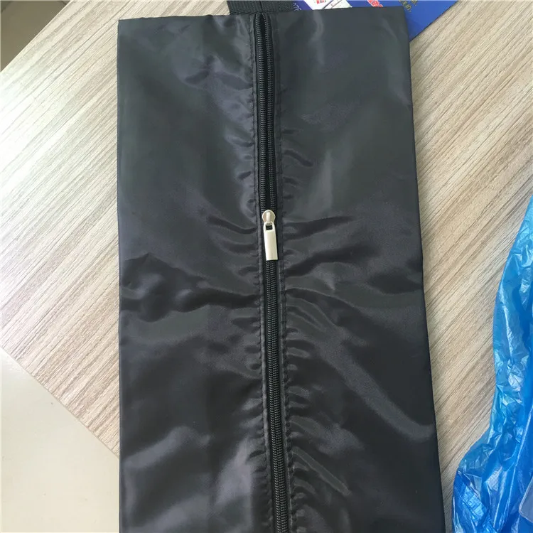 Custom Logo Reusable Foldable Shoe Storage Organizer Bag Waterproof Travel Gym Dust Bag 230 Twill Polyester Zipper Shoe Bag