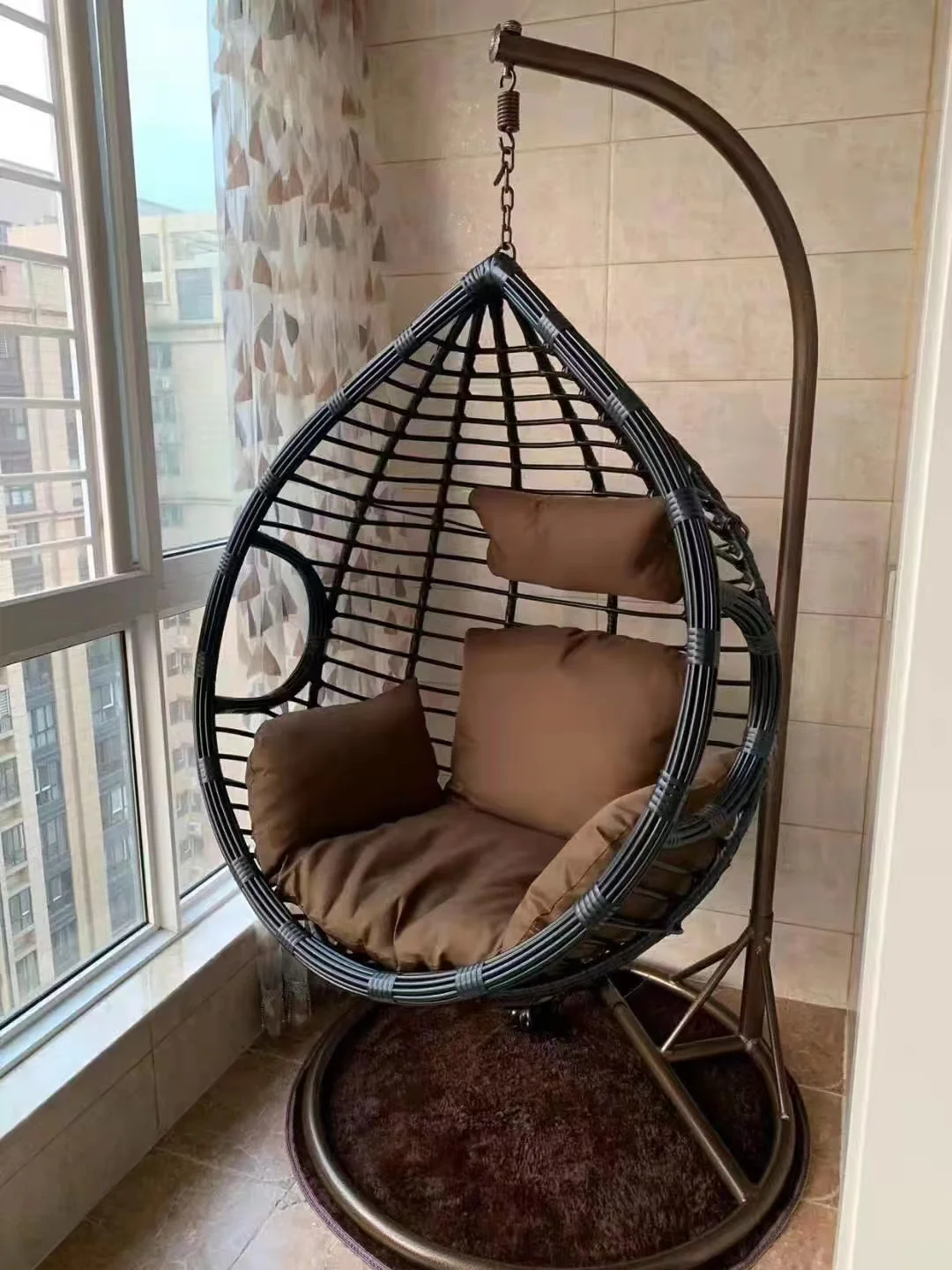 Garden Furniture Hammock Swinging Patio Ceiling Rattan Wicker Outdoor Round Buy Adult Garden Set Hanging Egg Swing Chair