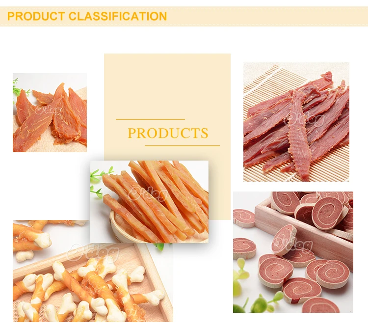 Low Price Wholesale Dog treats Dog snacks Customized Packaging Pet snacks OEM ODM products Chicken & Pollock Strips