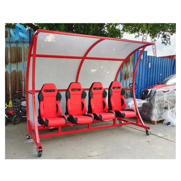 VIP seats outdoor stadium one row bleachers on sale