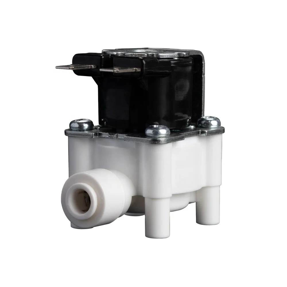 Пластиковые водяные клапаны 1/4 дюйма 3/8 12 В 24