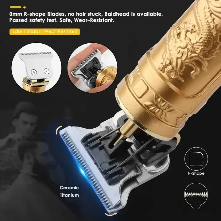 Maquina Inalambrica de Afeitar Man Electric Hair Clippper Hairdresser Vintage T9 Hair Trimmer Profesional Shaver Trimmer