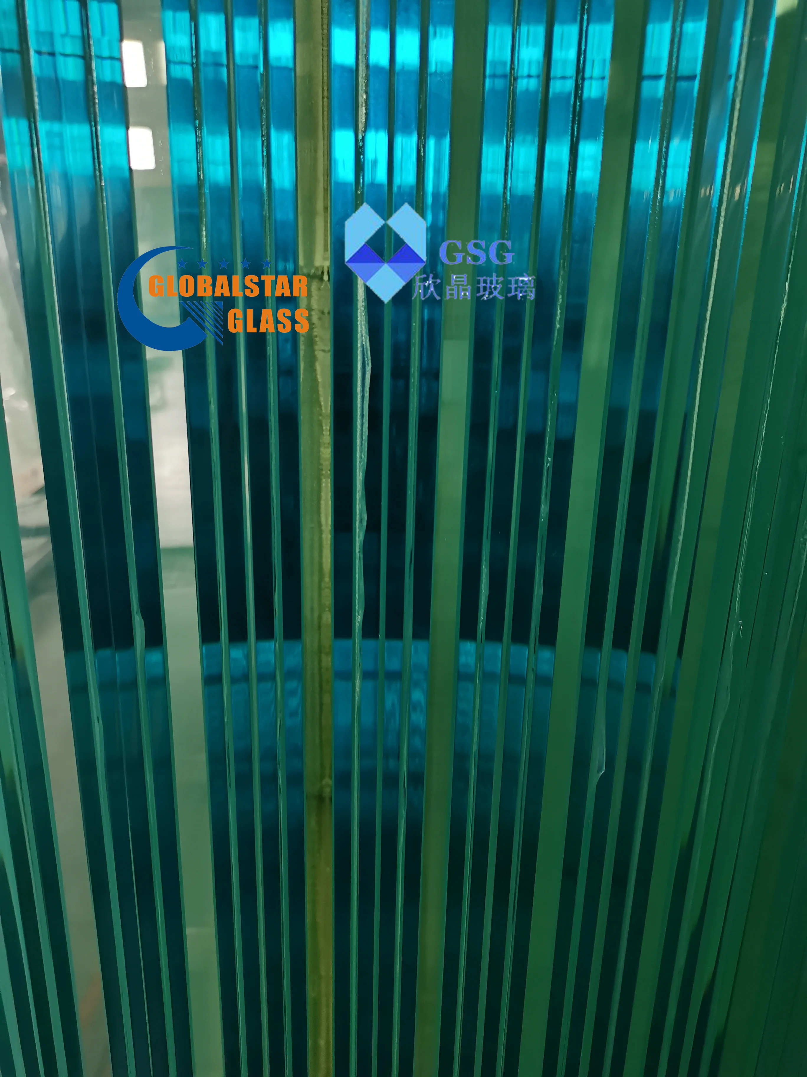 884 Extra Clear Float laminated Glass  for Building Glass