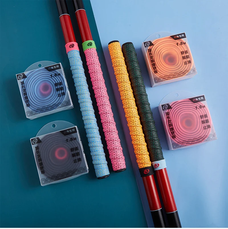 1.8m durable repair non slip waterproof insulation heat shrink sleeve wrap fishing handle cork rod grip diy fishing accessories