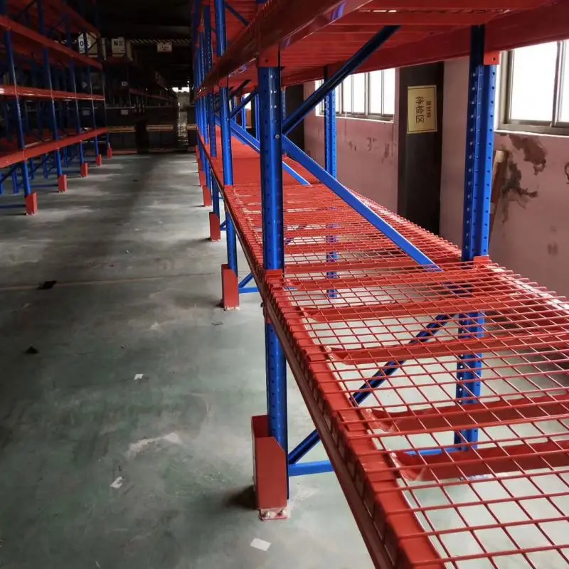 Customized warehouse heavy duty pallet rack wire mesh decking