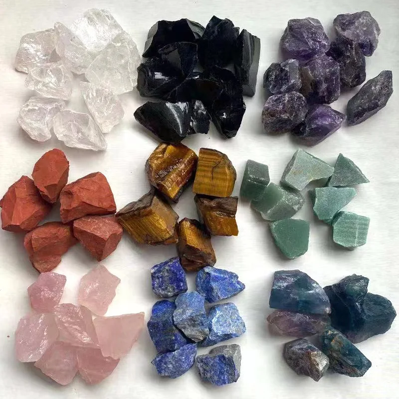 Wholesale Natural Stones Rough Crystal Raw Stone Spiritual Increase Energy Gemstone Various Mixed Material Quartz for Fengshui