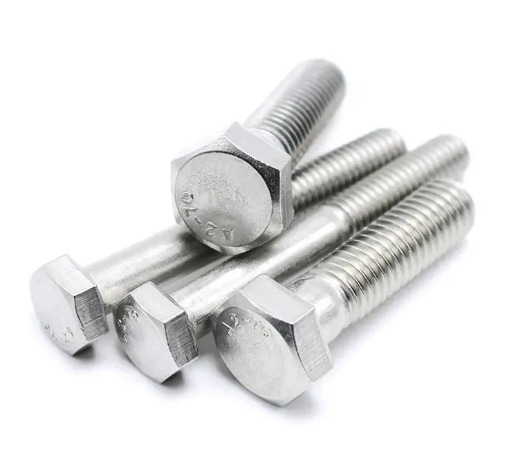 Hexagon Head Bolt Cap Screw Nuts and Hex BoltsCarbon Steel Galvanized Gr4.8 Fasteners DIN933 DIN 931 DIN 601