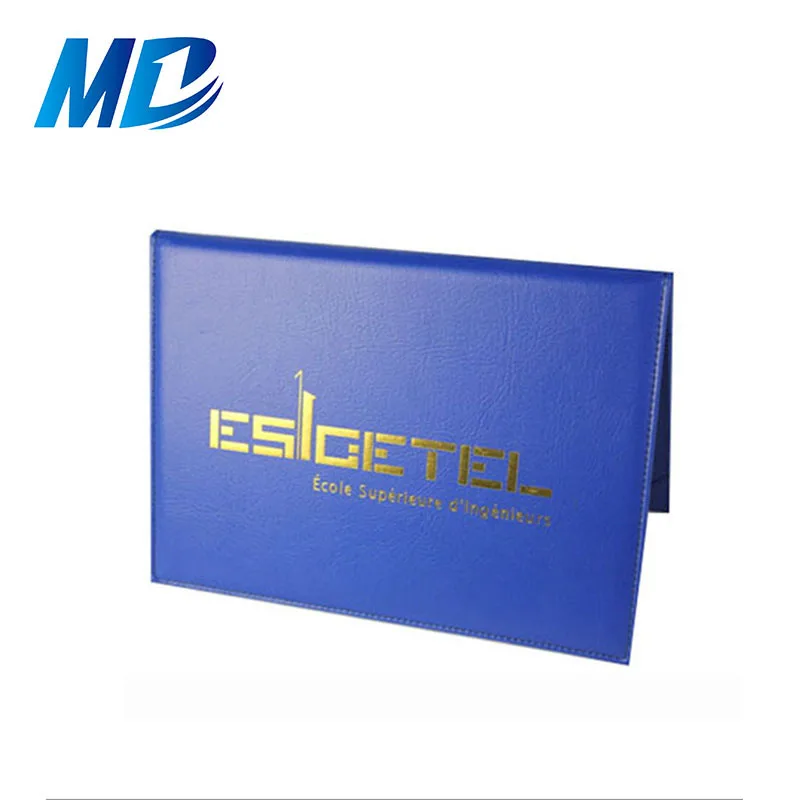  Leatherette Certificate Holder Cover for