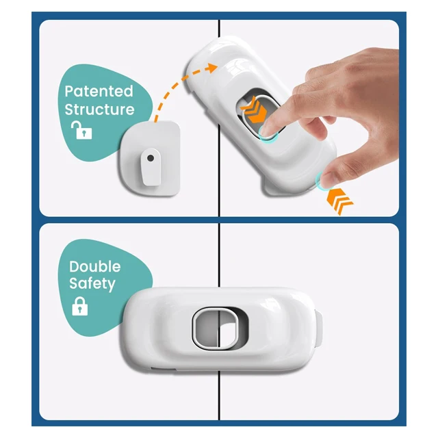 Uwecan children multifunctional cabinet lock baby safety lock used for refrigerator cabinet drawers