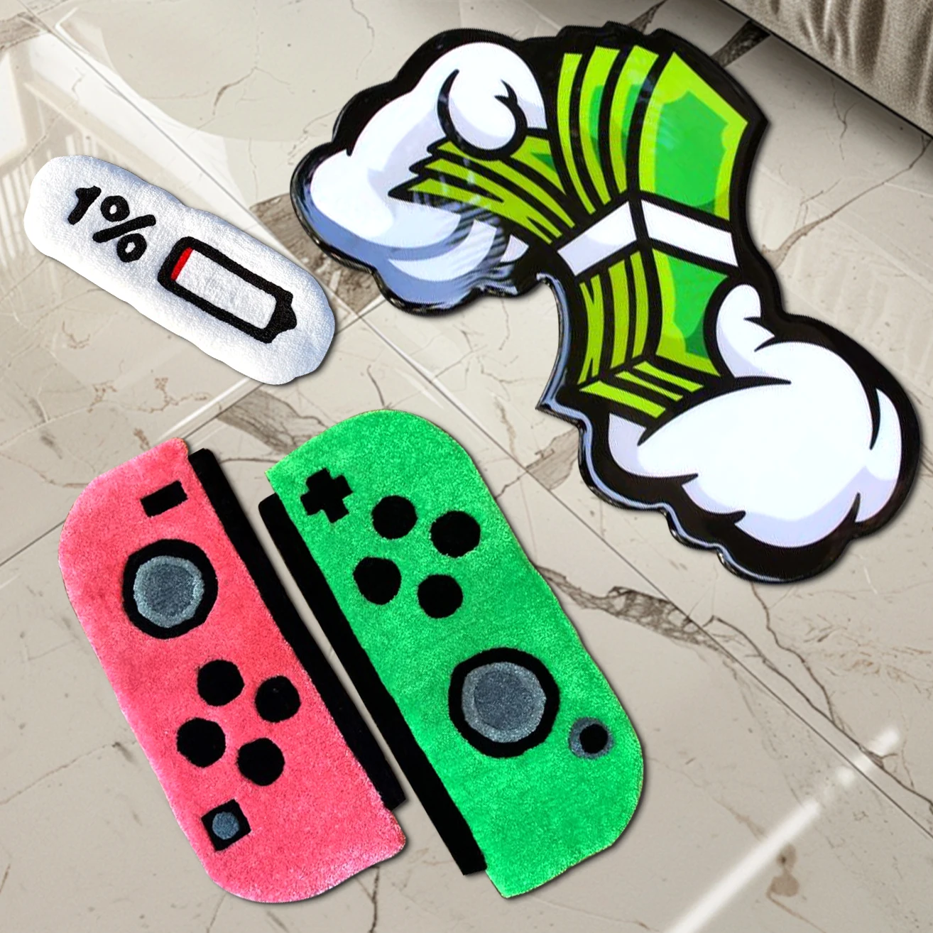 Fun dollar Interesting tufting die-cutting carpet for Decorative home custom tufted rugs bedroom carpet