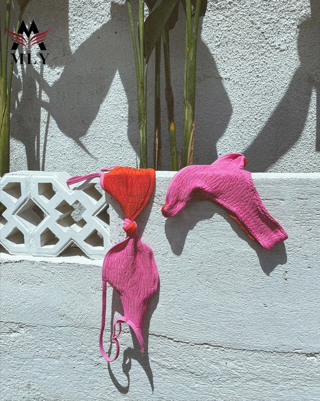 Custom Two Pieces Swimsuits Women Sexy Swimwear Micro Bikini Textured Fabric Sexy Swimwear