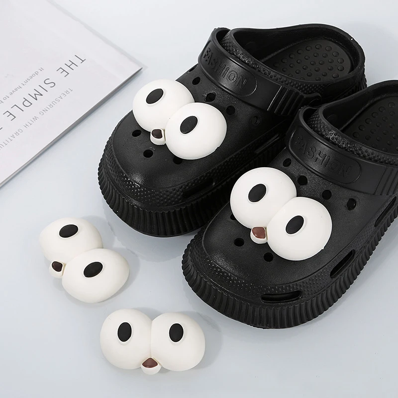 Personalized DIY Shoe Charm Custom Shoe Charms Designers Cute Funny Big Eyes Cartoon Anime Custom Shoe Charms Packs For Clogs
