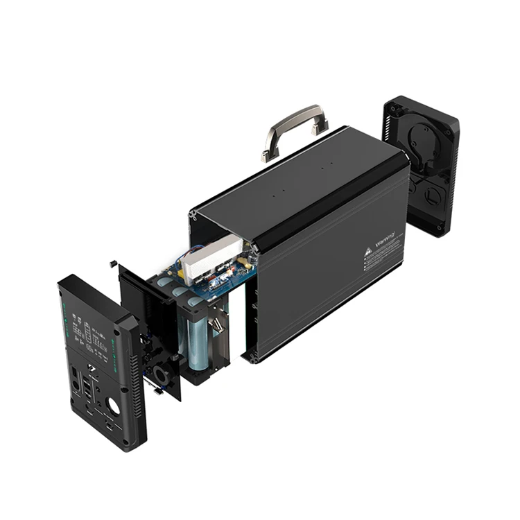 Portable Power Station With USB Type C DC AC Output 1500W Lithium Ion Battery 1380Wh Emergency Support Camping Home