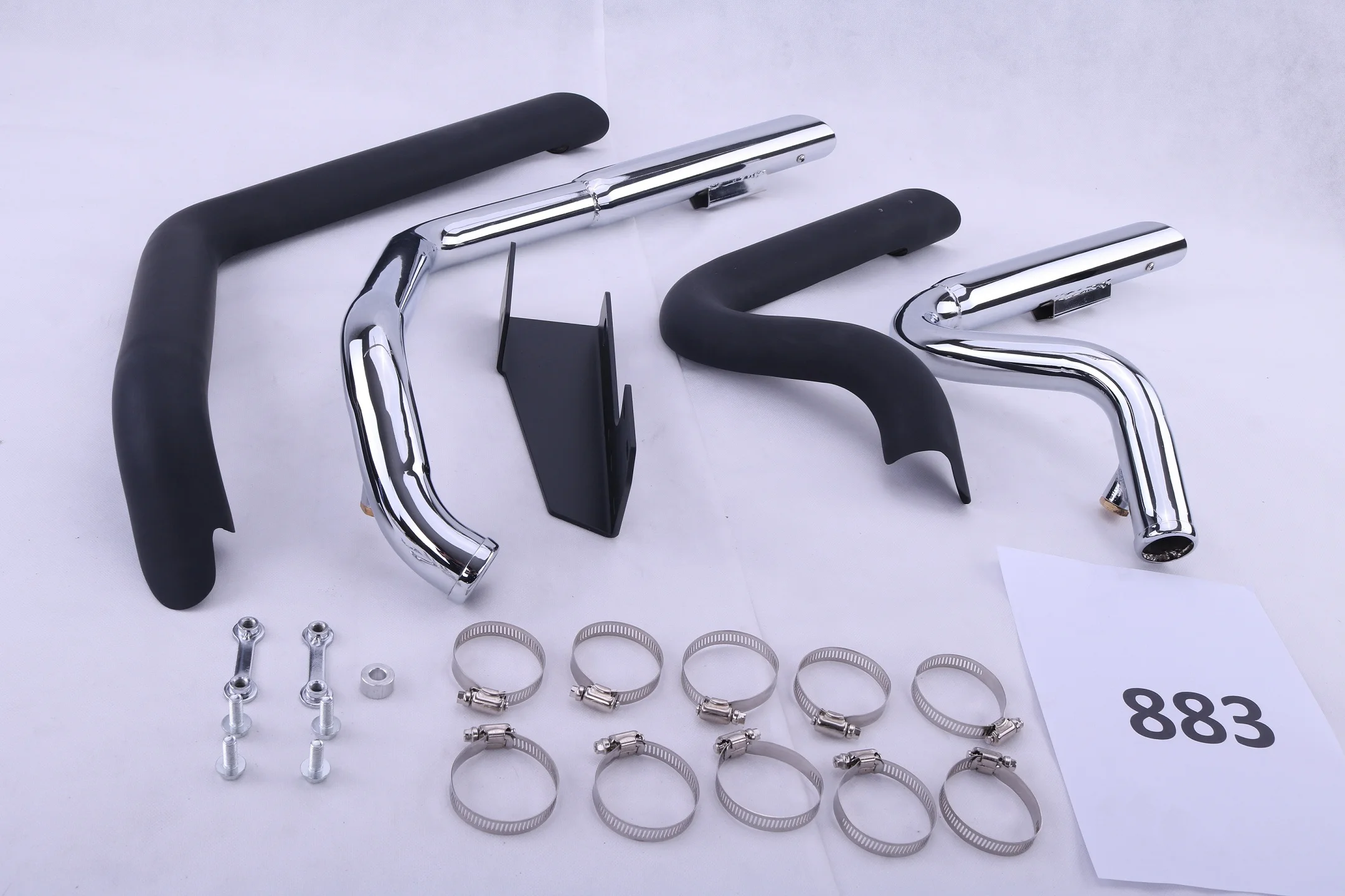 steel chrome finish exhaust system pipe for Harley Sportster 883-1200