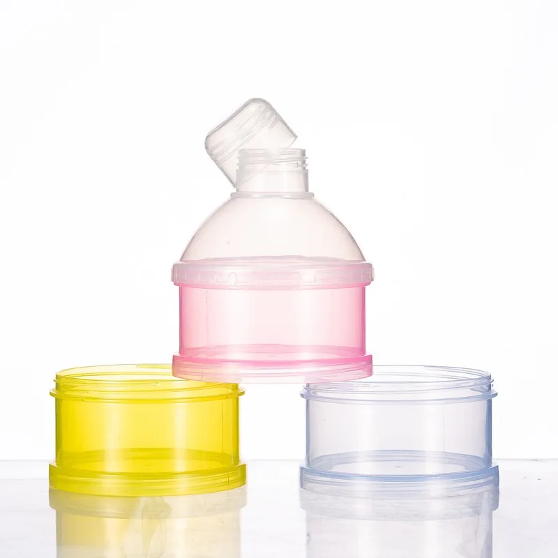 Baby Milk Powder Formula Dispenser Stackable 3 Layers Formula Dispenser Container