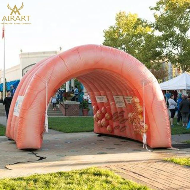 Гигантский надувной колоний индивидуальный органный туннель
