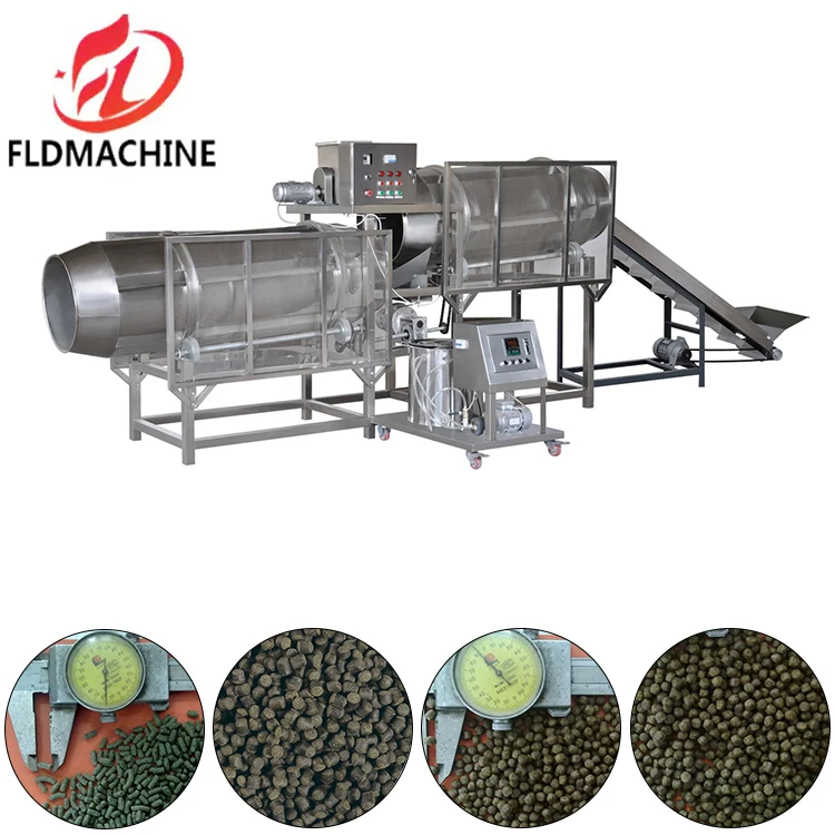 Hot New Automatic Twin Screw Floating Fish Feed Pellet Making Machine Maize Extruder Engine Pump Motor Home Use Manufacturer
