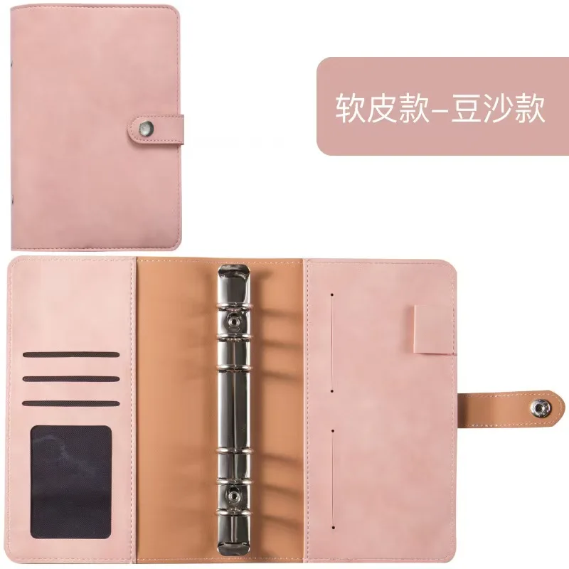 A6 PU Leather Budget Notebook Cash Envelopes System Set with Binder Pockets for Money Budget Saving Bill Organizer Party Gift