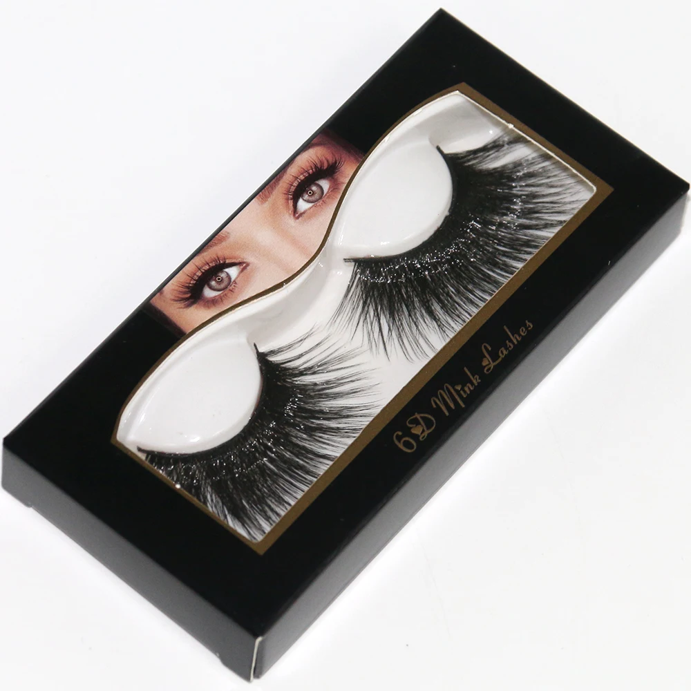 Wholesale 3D Mink Eyelash Extension Cases, Hot Sale False Eyelashespackaging Box, 5D Silk Eye Lash 6D 25Mm Faux Mink Eyelashes
