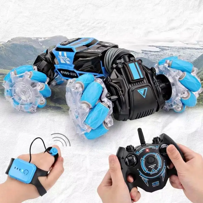 Amazon Best Selling Radio RC Car Stunt Car Toy 2.4GHz Watch Induction Climb Truck 2023