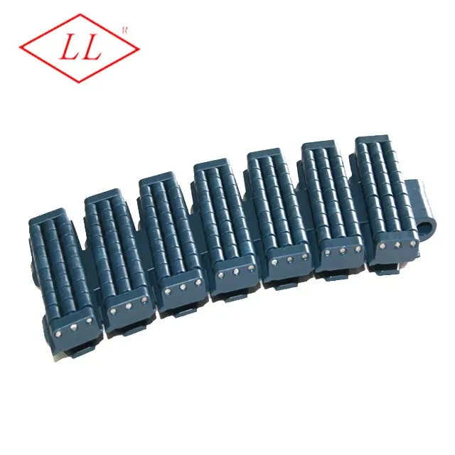 Lilai Plastic Table Top Roller Chain for Heat Shrink Bags Side Flex Running Conveyor Chain