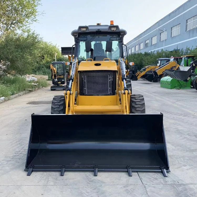 TOSH 2024 New Diesel CE Epa Engine Mini Farm Tractor Backhoe Excavator Loader 4x4 Backhoe