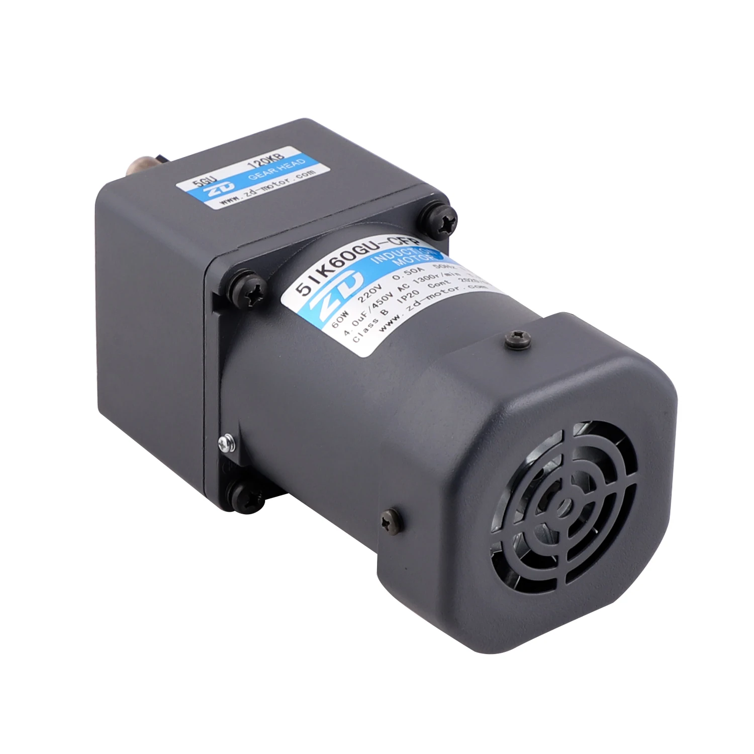 ZD 110V/220V 6W-200W 60mm-104mm Single Phase Three Phase Micro Electric Induction AC Gear Motor