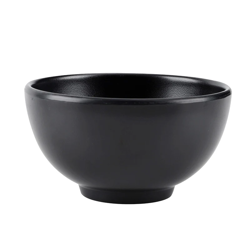 Wholesale Black A8 100% Melamine Rice Bowl, Plastic Matt