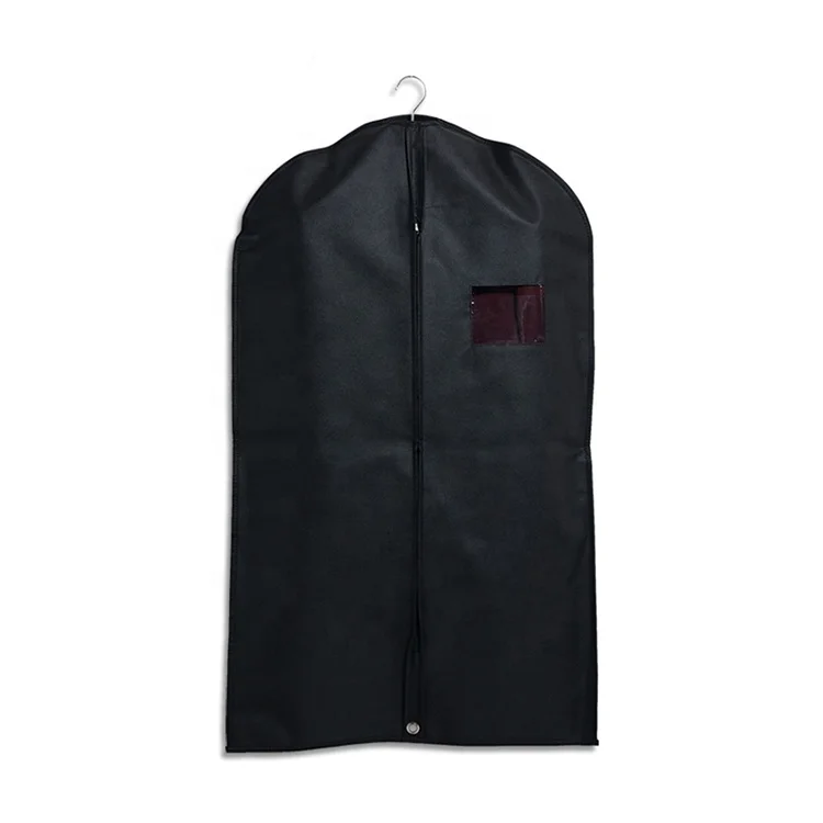 Пылезащитный чехол с логотипом на заказ, нетканое Женское пальто, платье, одежда, пылезащитная сумка, портативный мужской костюм, пылезащитный чехол для костюма