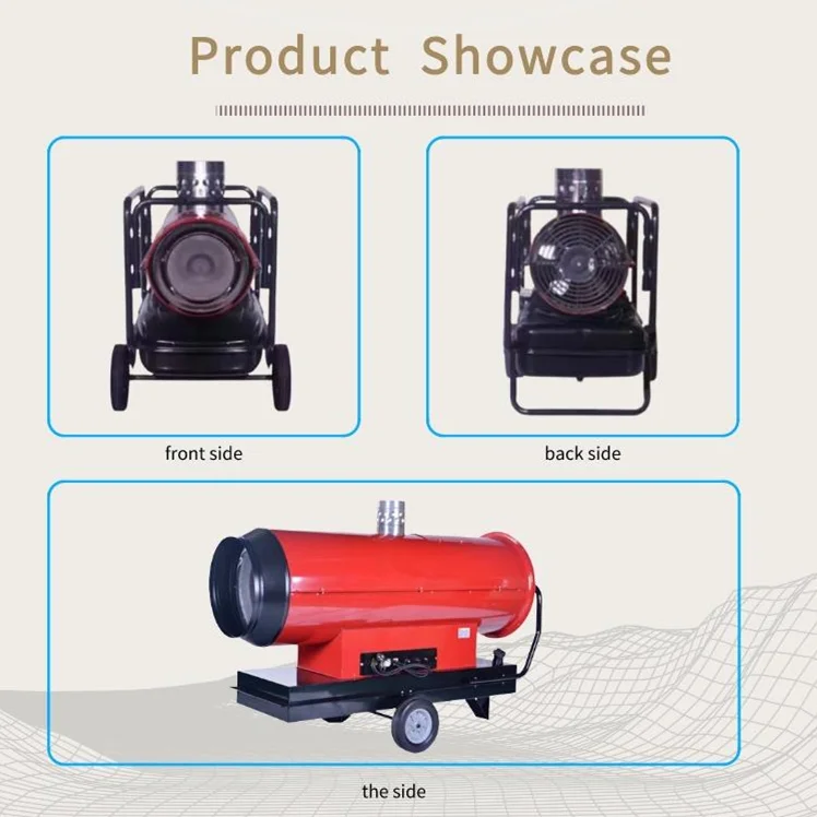 Poultry Farm Brooder Industrial Greenhouse Blower Heater 20 KW Inderect Kerosene Air Heaters