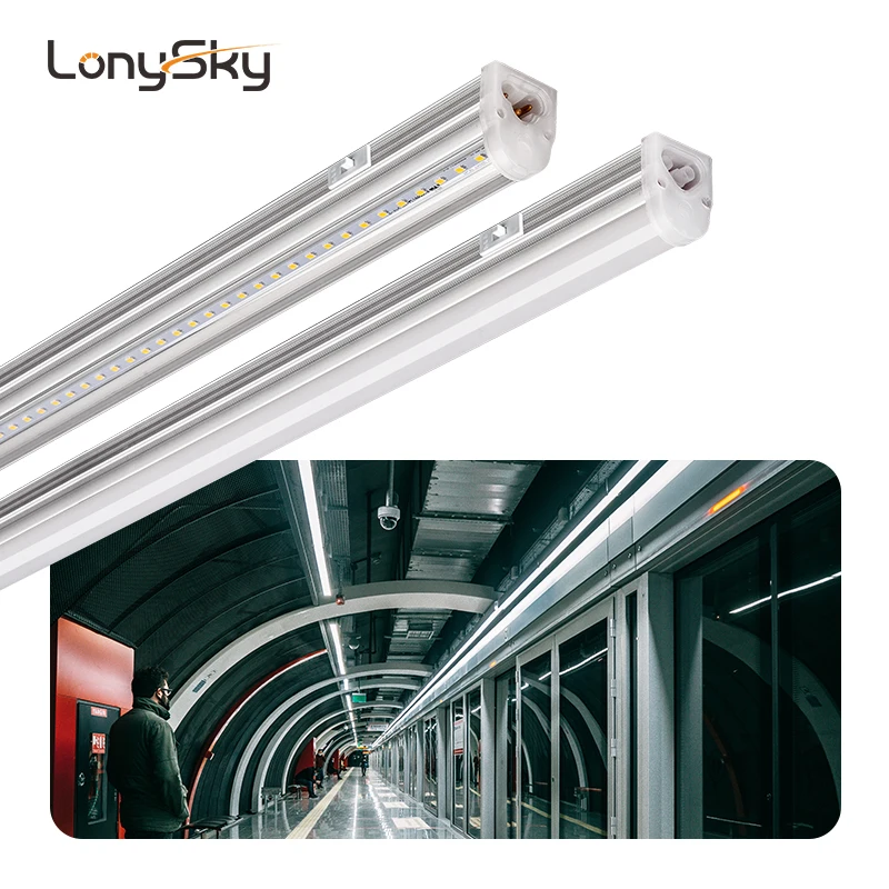 cct dimmable linear indoors 2ft 4ft 18w 20w 36w integrated led tube t5 lighting fixture