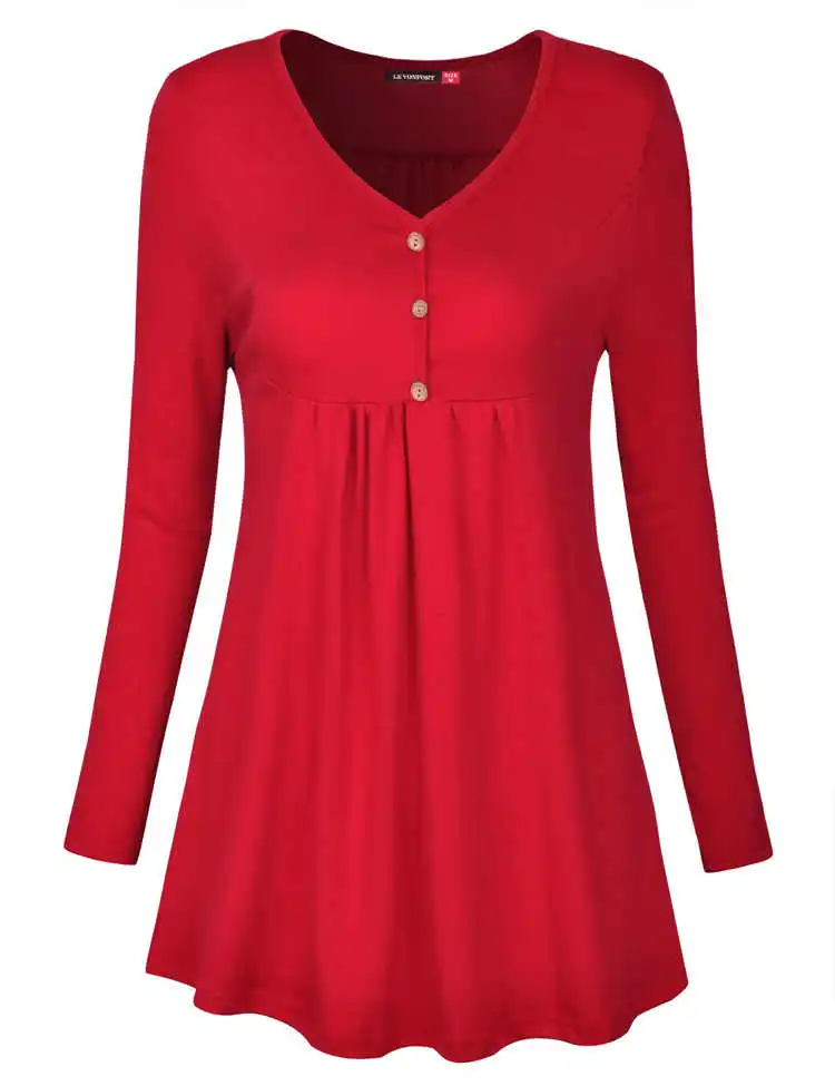 
Spring Fall Women Ladies Fashion Top Formal Full Sleeve Blouse Shirt 