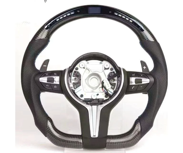 Best Custom Carbon Fiber M Sport Steering Wheel For Bmw F30 Steering Wheel F10 F30 E60 E90 G30 E46 E92 LED