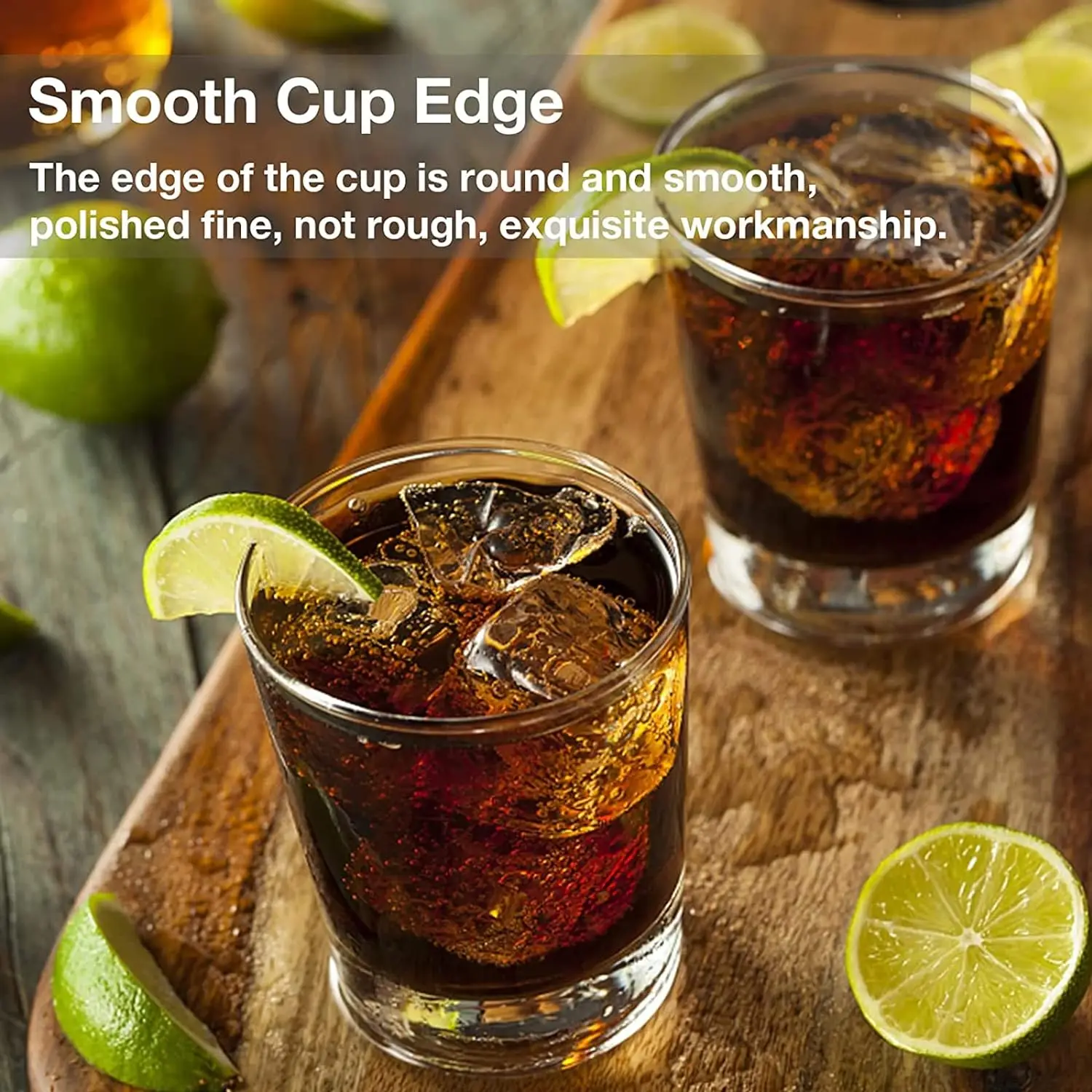 1.6 oz  Clear Small Whiskey VodkaTequila Espressos Shot Glasses with Logo