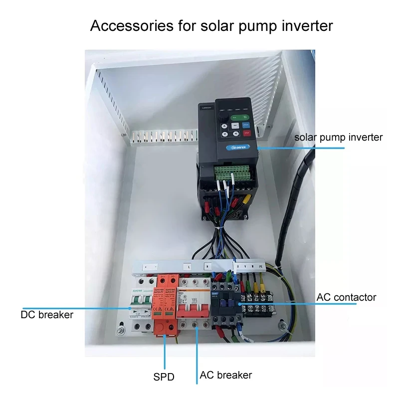 M-driver Solar Vfd Drive трехфазный 380v 5.5kw Dc Ac солнечный инвертор для водяного насоса