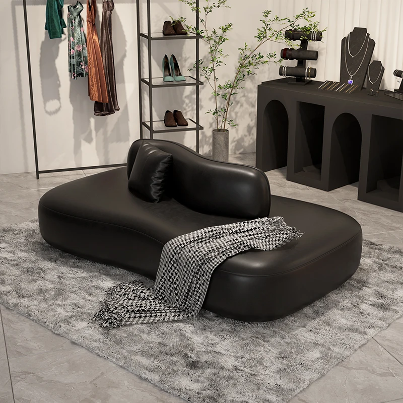 Modular Two-Sided Sofa Furniture Creative for Hotels Beauty Salons Clothing Stores Dining Areas Hotel Lounge Fabric