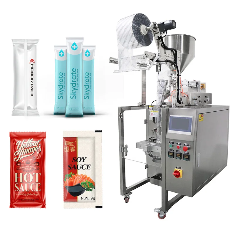 Sauce Ketchup Sachet Water Pouch Pack Juice Filling And Packing Machines